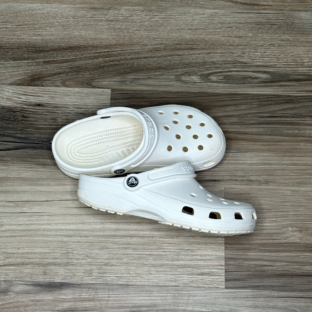White Crocs
